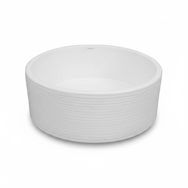 Simpolo - Moulded Matte Finish Art Table Top Basin - SUN 405W