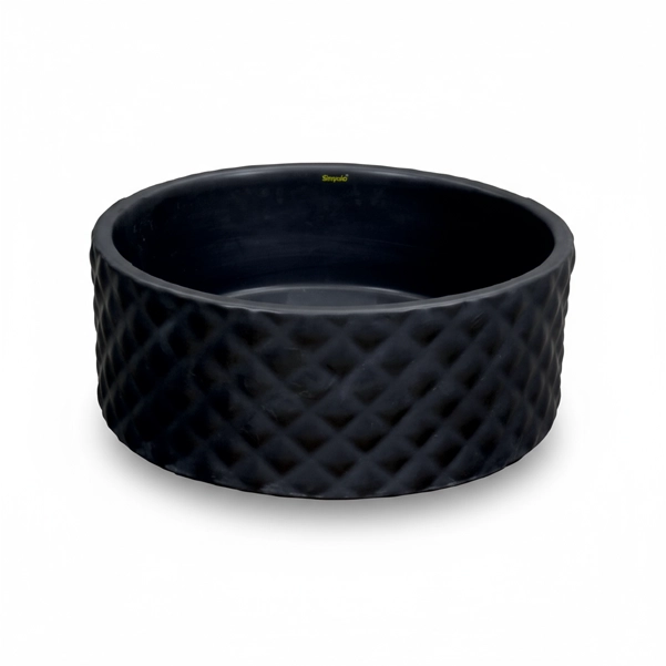 Simpolo - Moulded Matte Finish Art Table Top Basin - SUN 408B