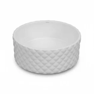 Simpolo - Moulded Matte Finish Art Table Top Basin - SUN 408W