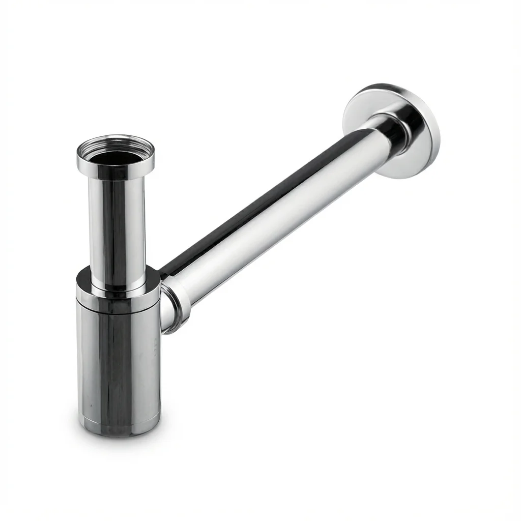 Aquant 1003 CP Aquant - Bottle Traps - Bottle Trap (Brass Body)(32mm With 300mm long pipe) - 1003 - Image 1