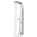 Aquant - Stainless Steel Shower Panel With Thermostatic Diverter (Matt Finish) - 1256 Eden