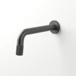 Aquant - Brass Wall Basin Tap Mouth Operated - Graphite Grey - GG 1311