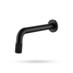Aquant - Brass Wall Basin Tap Mouth Operated - Matt Black - MB 1311