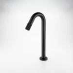 Aquant - Deck Mounted Tall Brass Basin Tap Mouth Operated - Matt Black - MB 1312