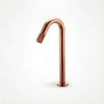 Aquant - Deck Mounted Tall Brass Basin Tap Mouth Operated - Rose Gold - RG 1312