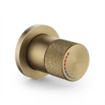 Aquant - Concealed Wall Mounted Deusch Mixer With Progressive Cartridge - Brushed Gold - BG 1316