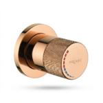 Aquant - Concealed Wall Mounted Deusch Mixer With Progressive Cartridge - Rose Gold - RG 1316