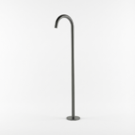 Aquant - Brass Floor Mounted Spout - Graphite Grey - GG 1317