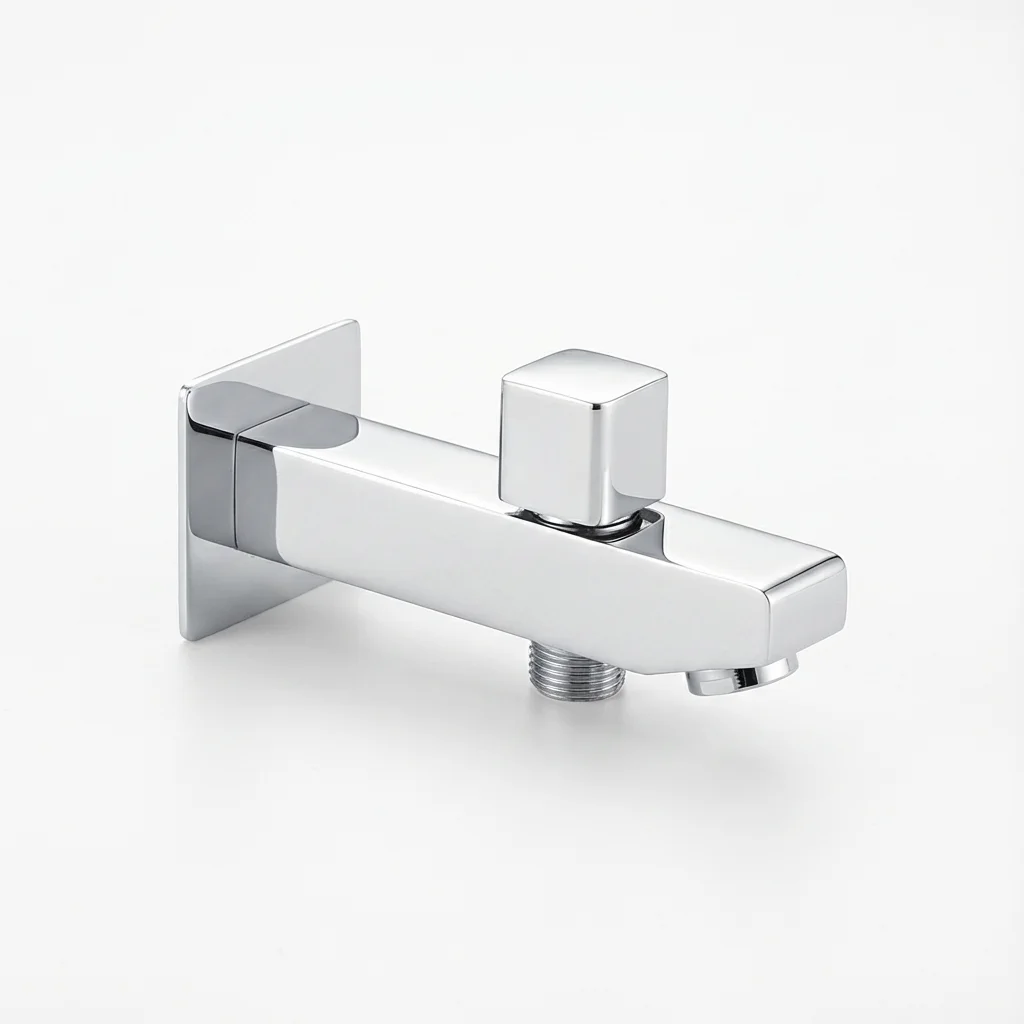 Aquant 1415 CP Aquant - Bath Spout - Brass Button Spout - 1415 CP - Image 1