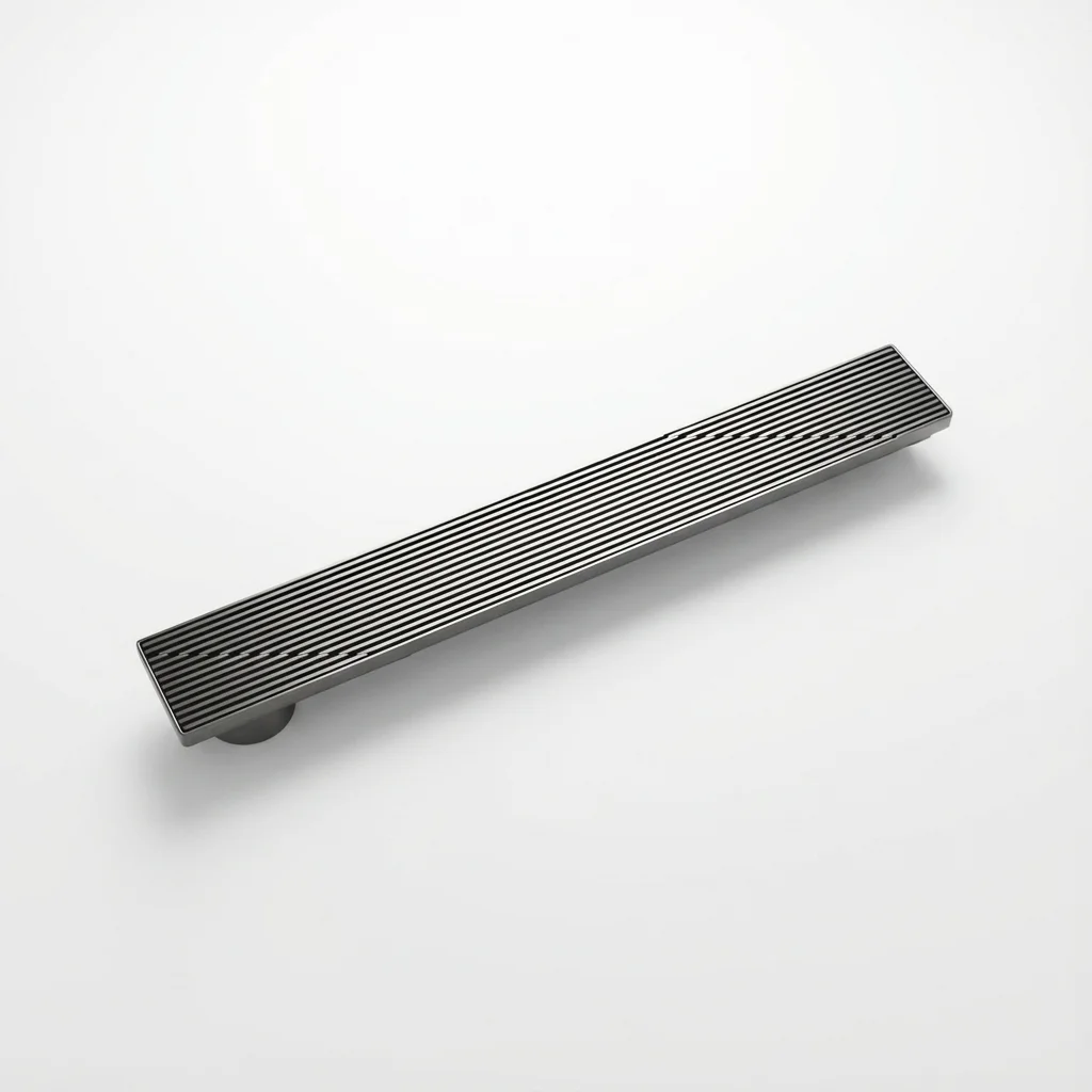 Aquant 1437 750 GG Graphite Grey Aquant - Channel Drainers - Shower Channel Drainer (304 SS) Including Base - Graphite Grey - GG 1437 - Image 1