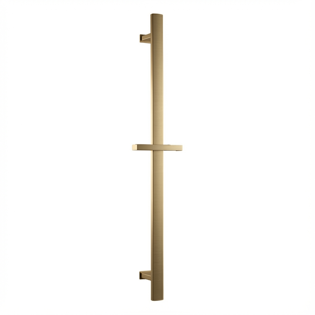 Aquant-1441-BG-Brushed-Gold Aquant - Brass Slide Shower Rail - Brushed Gold - BG 1441 - Image 1