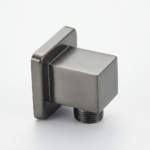 Aquant - Square Wall Outlet (Brass Square Body) - Graphite Grey - GG 1446