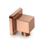 Aquant - Square Wall Outlet (Brass Square Body) - Rose Gold - RG 1446