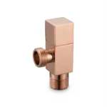 Aquant - Brass Angle Valve With Brass Flange - Rose Gold - RG 1491