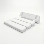 Aquant - Bath Chair - White PVC BathChair (Metal Base) Weight Capacity 90kg - 1504