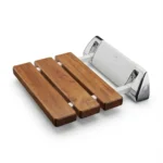 Aquant - Bath Chair - Wooden Bath Chair (Teak Wood) Weight Capacity 90kg - 1550