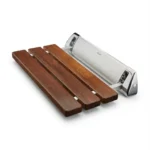 Aquant - Bath Chair - Wooden Bath Chair (Teak Wood) Weight Capacity 150kg - 1551