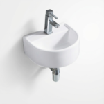 Aquant Ceramic Table- and Wall-Mounted Wash Basin - Model 1655