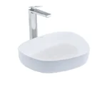 Aquant Ceramic Table-Mounted White Colour Wash Basin | Model 1902W