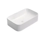 Aquant - Ceramic Table-Mounted Wash Basin, White Rectangular Table-Top Basin | Model 1921W