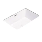 Aquant Ceramic Under-Counter Wash Basin for Solid Countertops | Model 1923