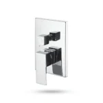 Aquant - Cube Series - Single Lever Diverter With Four Outlets Brass Concealed Body, 15mm Inlet - 2013
