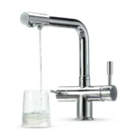 Aquant - Brass 3-Inlet Kitchen Sink Mixer With RO Connection Table Mounted Installation - 2021