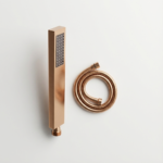 Aquant - Brass Hand Shower With 1.5 mtr Flexible Hose - Brushed Rose Gold - BRG 28118