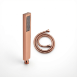 Aquant - Brass Hand Shower With 1.5 mtr Flexible Hose - Rose Gold - RG 28118