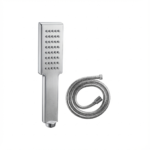 Aquant - Brass Hand Shower Powder Flow With 1.5 mtr Flexible Hose - Chrome Plated - CP 28187