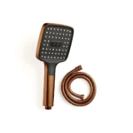 Aquant - ABS Hand Shower 3 Function With 1.5 mtr Flexible Hose - Brushed Rose Gold - BRG 28191