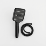 Aquant - ABS Hand Shower 3 Function With 1.5 mtr Flexible Hose - Matt Black - MB 28191