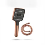 Aquant - ABS Hand Shower 3 Function With 1.5 mtr Flexible Hose - Rose Gold - RG 28191