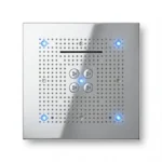 Aquant - SS 4 Function Concealed Ceiling Mounted Shower With Installation Kit For False Ceiling With Chromotherapy (RGB) LED Light - 5009