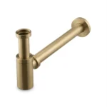 Aquant - Brass Bottle Trap - Brushed Gold - BG 1003