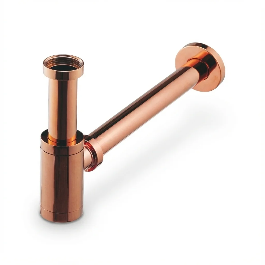 Aquant 450 1003 RG Rose Gold Aquant - Brass Bottle Trap - Rose Gold - RG 1003 - Image 1
