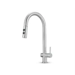 Aquant - Stainless Steel Table Mounted Pull out Sink Cock Matt Finish - 3130
