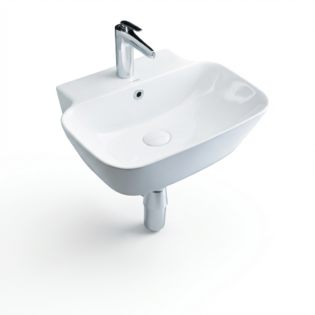 Aquant - Ceramic Table/Wall Mounted Wash Basin - 1758