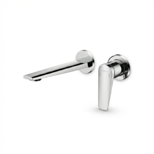 Aquant - Seina Series - Brass Wall Basin Mixer- 2573