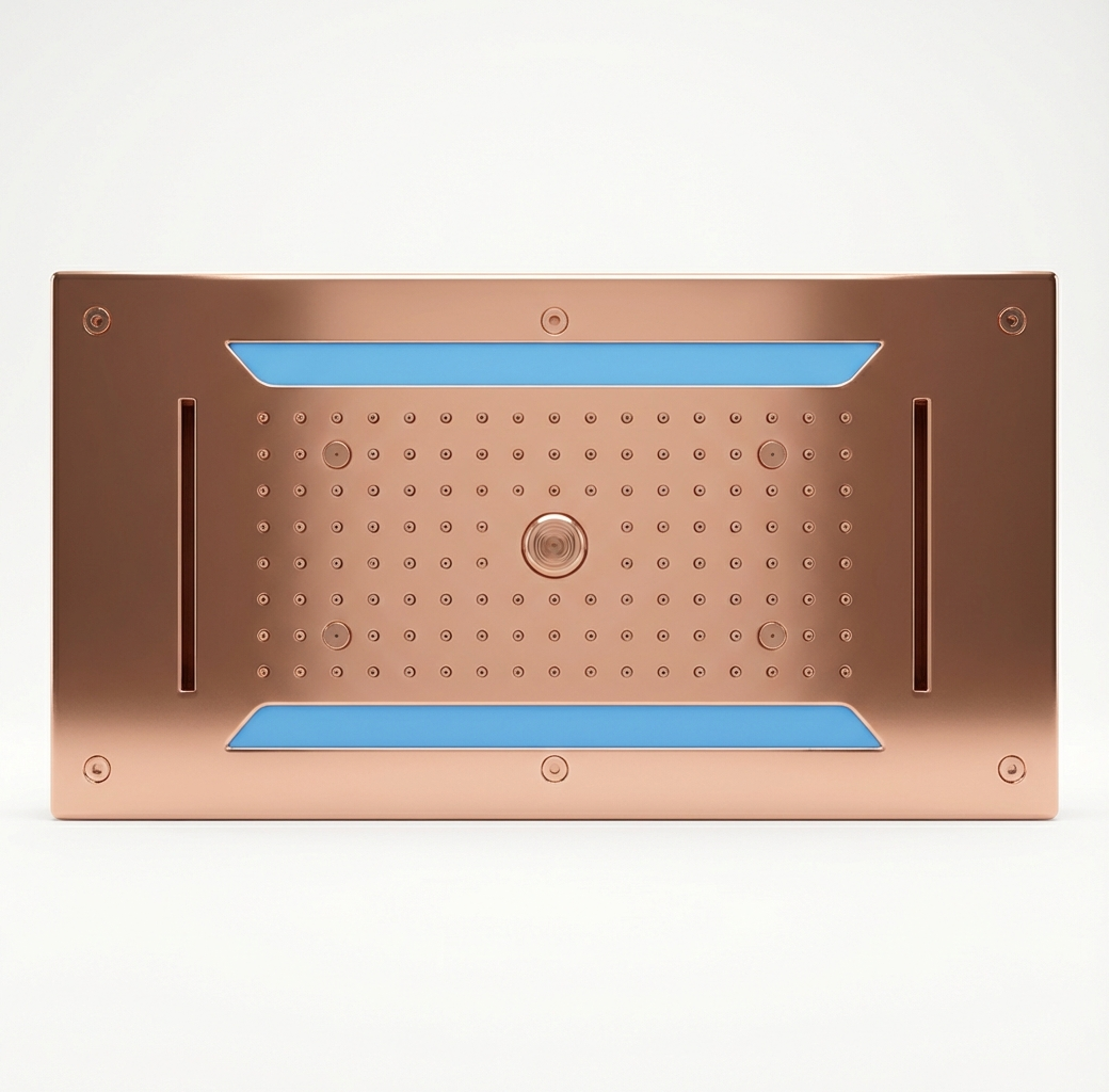 Aquant - SS 4 Function Concealed Ceiling Mounted Shower - Rose Gold - RG 5013 Aquant - SS 4 Function Concealed Ceiling Mounted Shower - Rose Gold - RG 5013