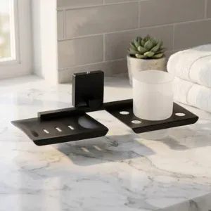 Soap Dish With Tumbler Holder