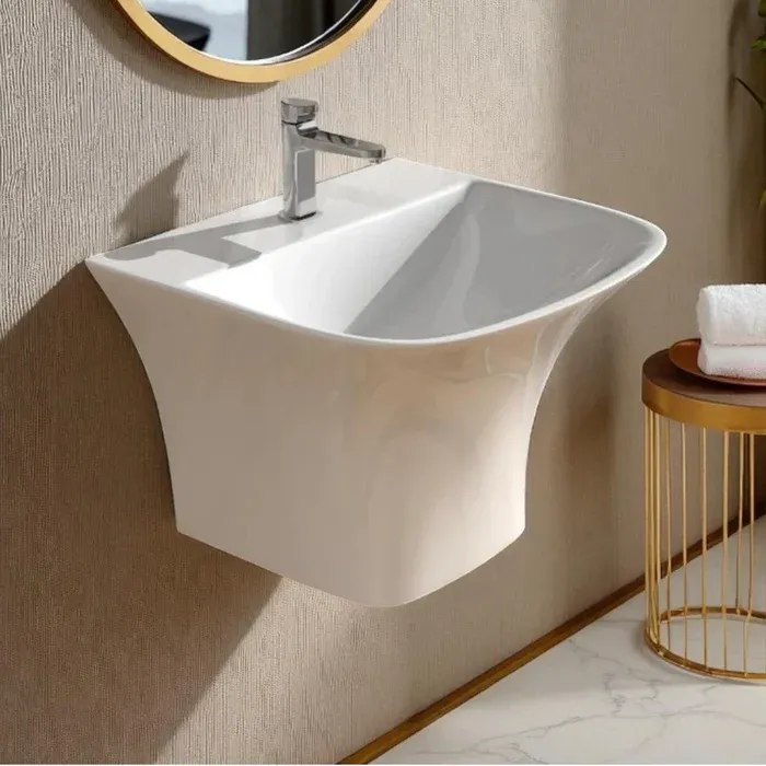 Integrated or Half Pedestal Wash Basin