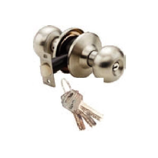 Quba - Cylindrical Locks - Q 202 - SS QUBA - CYLINDRICAL LOCKS - Q 202 (CYLINDRICAL LOCK - COMPUTER KEY) - Stainless Steel (Available in Antique Brass, Jet Black Matt) - 5 Years Warranty*