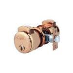 QUBA - CYLINDRICAL LOCKS - SAFE TOUCH - Q 702 (SAFETOUCH CYLINDRICAL LOCK - DIMPLE KEY) - Rose Gold (Available in Stainless Steel, Antique Brass, Black Nickel) - 7 Years Warranty*