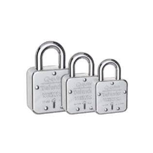 QUBA - DOOR ACCESSORIES - DEFENDER LEVER PAD LOCK 50 MM (WITH LEVER KEY) - DEFENDER 50 CP - Chrome Plated (Available in 60/65MM)