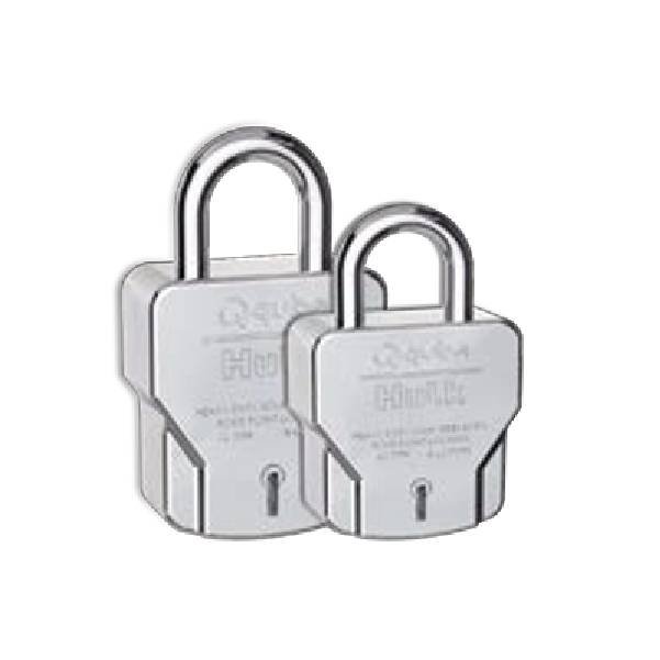 Quba - Door Accessories - MODEL HULK LEVER PADLOCK WITH LEVER KEY - HULK - 60 CP QUBA - DOOR ACCESSORIES - HULK LEVER PAD LOCK 60 MM (WITH LEVER KEY) - HULK 60 CP - Chrome Plated (Available in 70MM)