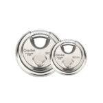 QUBA - DOOR ACCESSORIES - SECURA DISK PAD LOCK 70 MM (WITH DIMPLE KEY) - Q 670 - Chrome Plated (Available in 90MM)