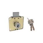 QUBA - FURNITURE LOCKS - CUPBOARD LOCK REGULAR KEY - Q 203C - Stainless Steel 35MM (Available in Ivory Finish - 25/30/35MM) - 7 Years Warranty*