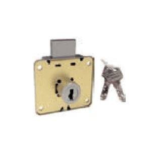 QUBA - FURNITURE LOCKS - CUPBOARD LOCK DIMPLE KEY - Q 203C - Stainless Steel 35MM (Available in Antique Brass, Rose Gold, Gold Plated, Jet Black Matt - 25/30/35MM) - 7 Years Warranty*