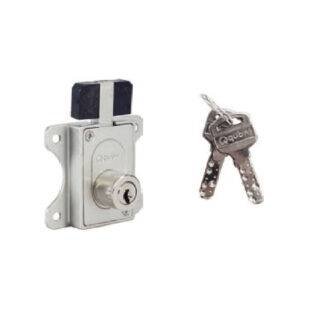 QUBA - FURNITURE LOCKS - CENTER SLIDING LOCK - Q 203CSL - Stainless Steel 30MM (Available in Antique Brass, Rose Gold, Gold Plated, Jet Black Matt - 25/30MM) - 7 Years Warranty*